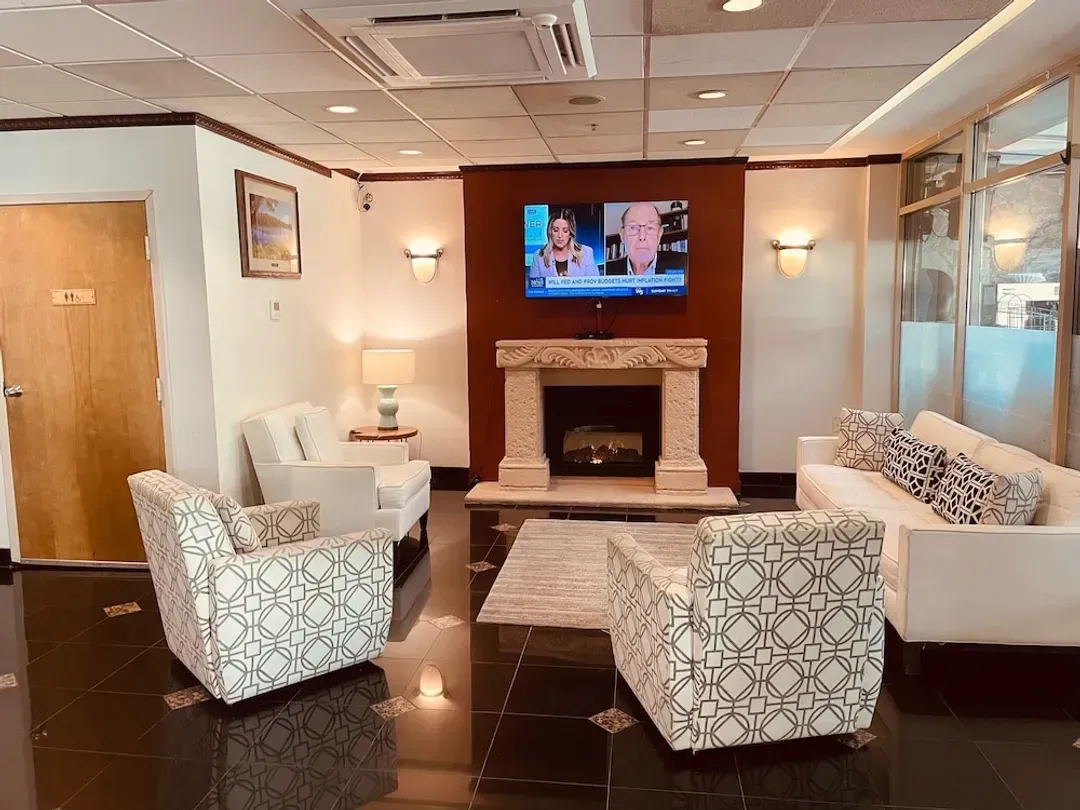 Lobby sitting area
