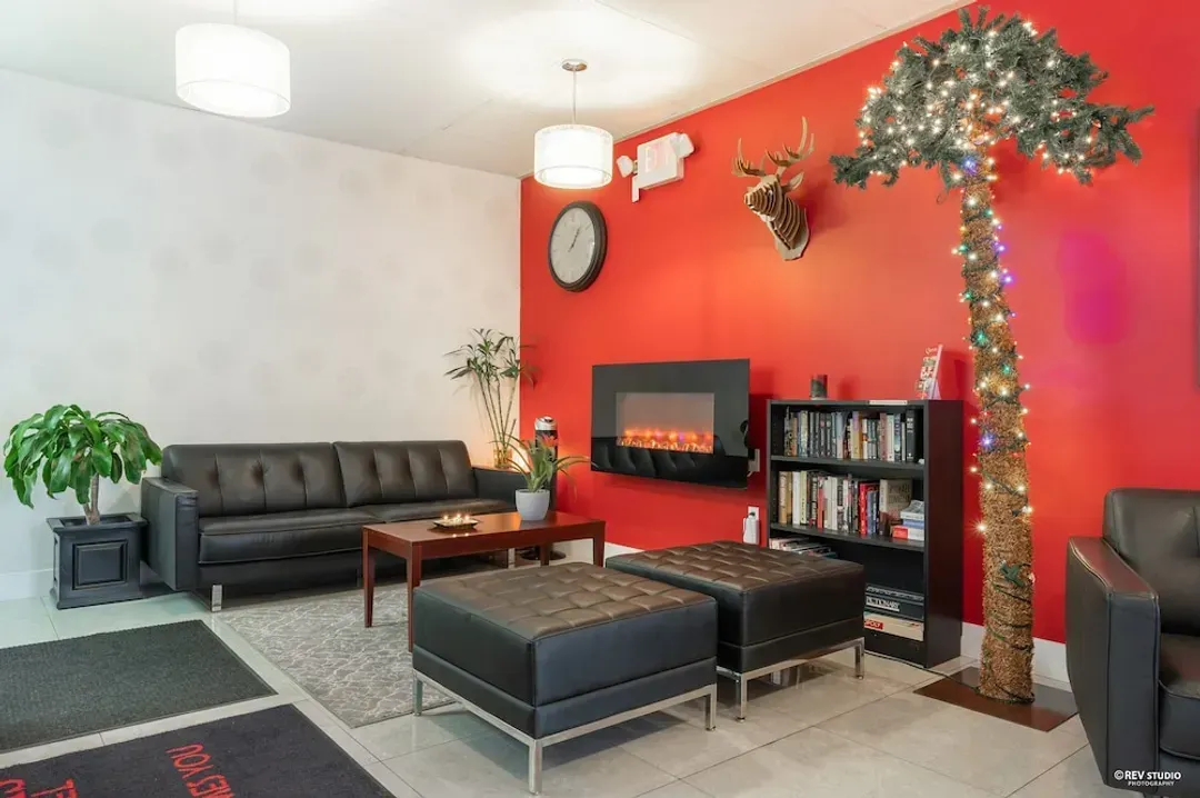 Lobby sitting area