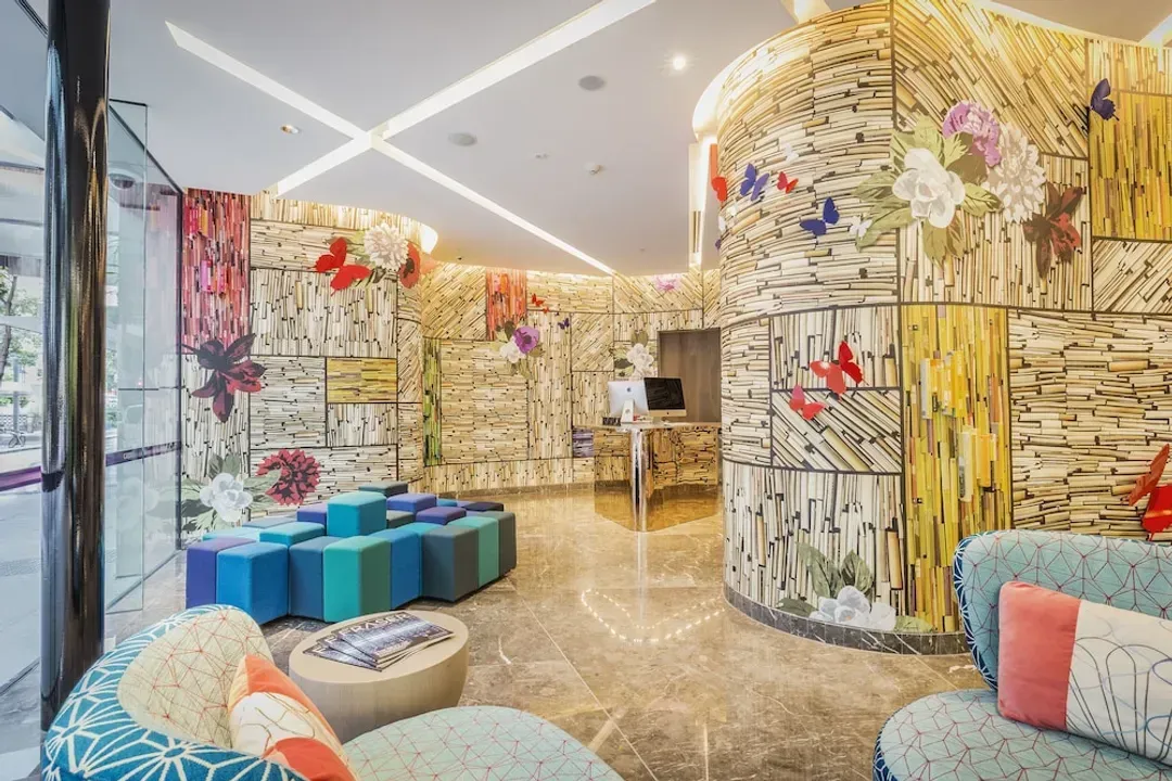 Lobby sitting area
