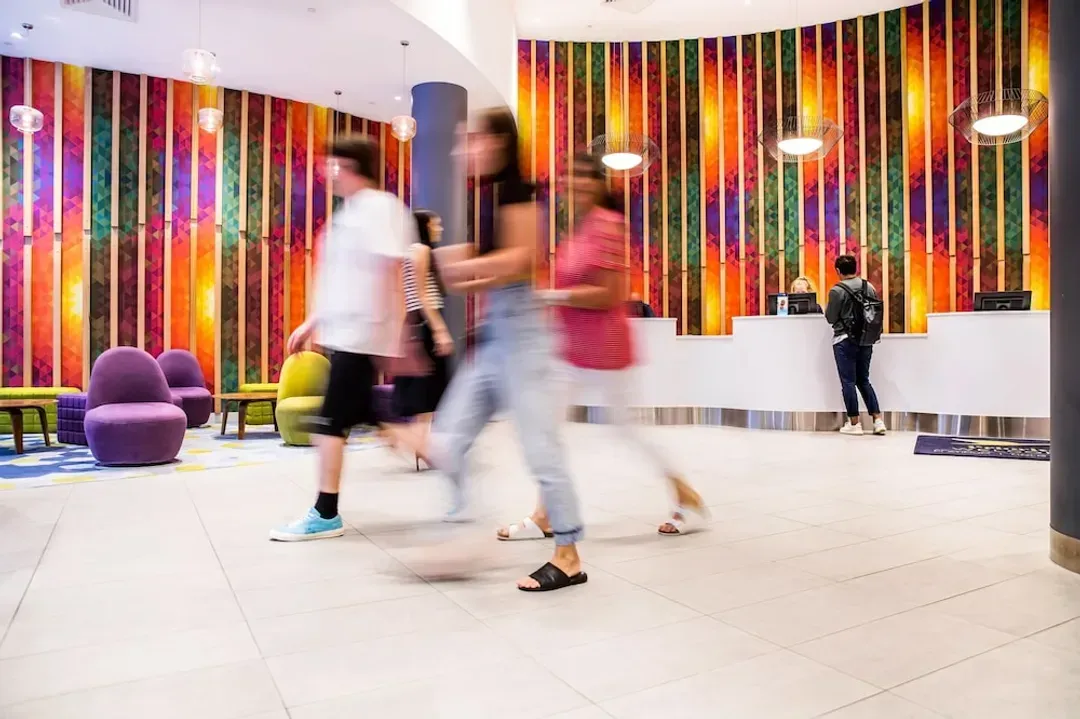 Lobby sitting area