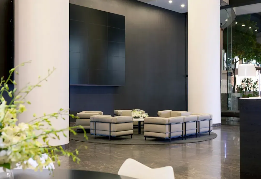 Lobby sitting area