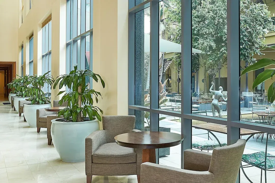 Lobby sitting area