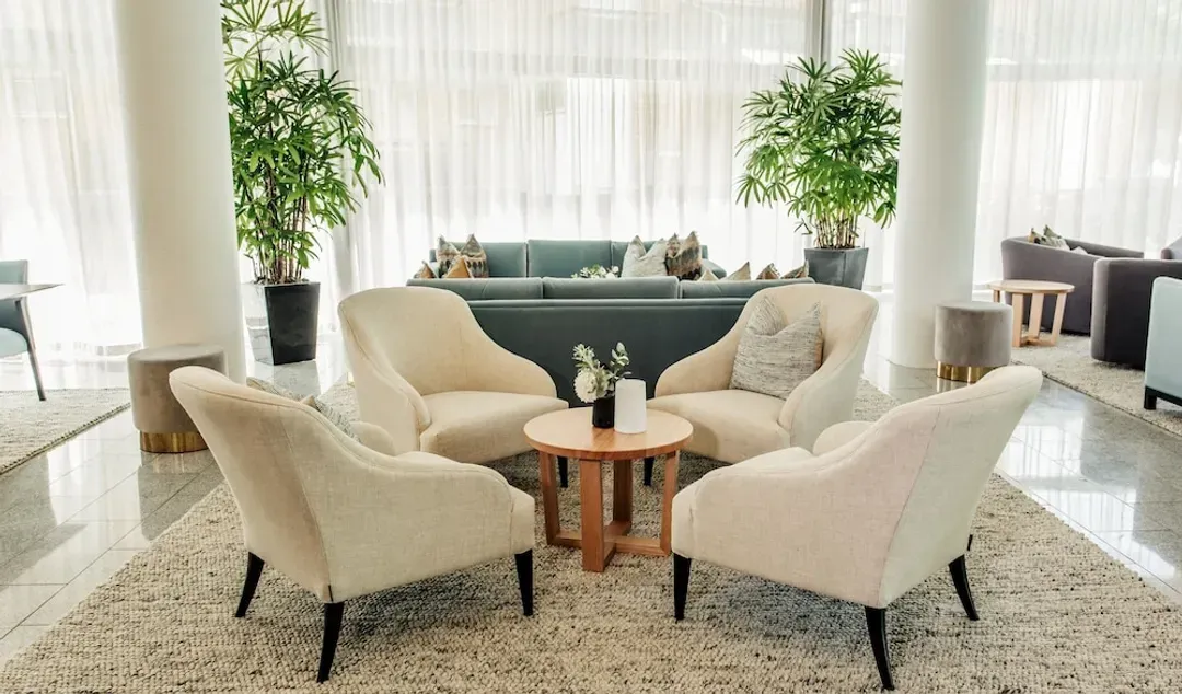 Lobby sitting area