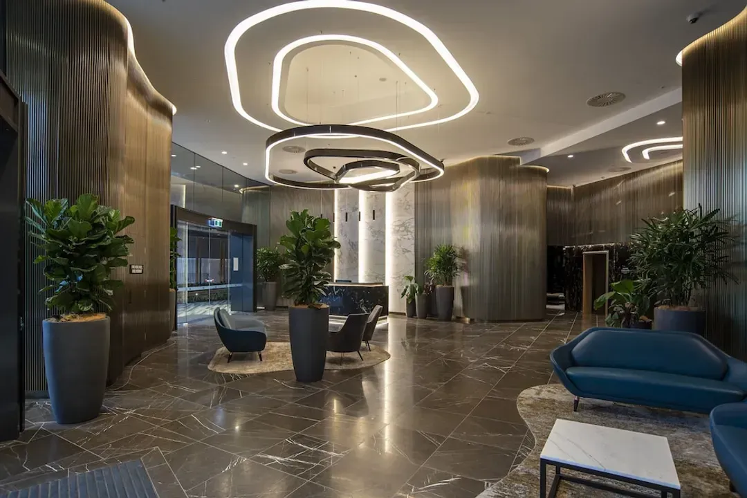 Lobby sitting area