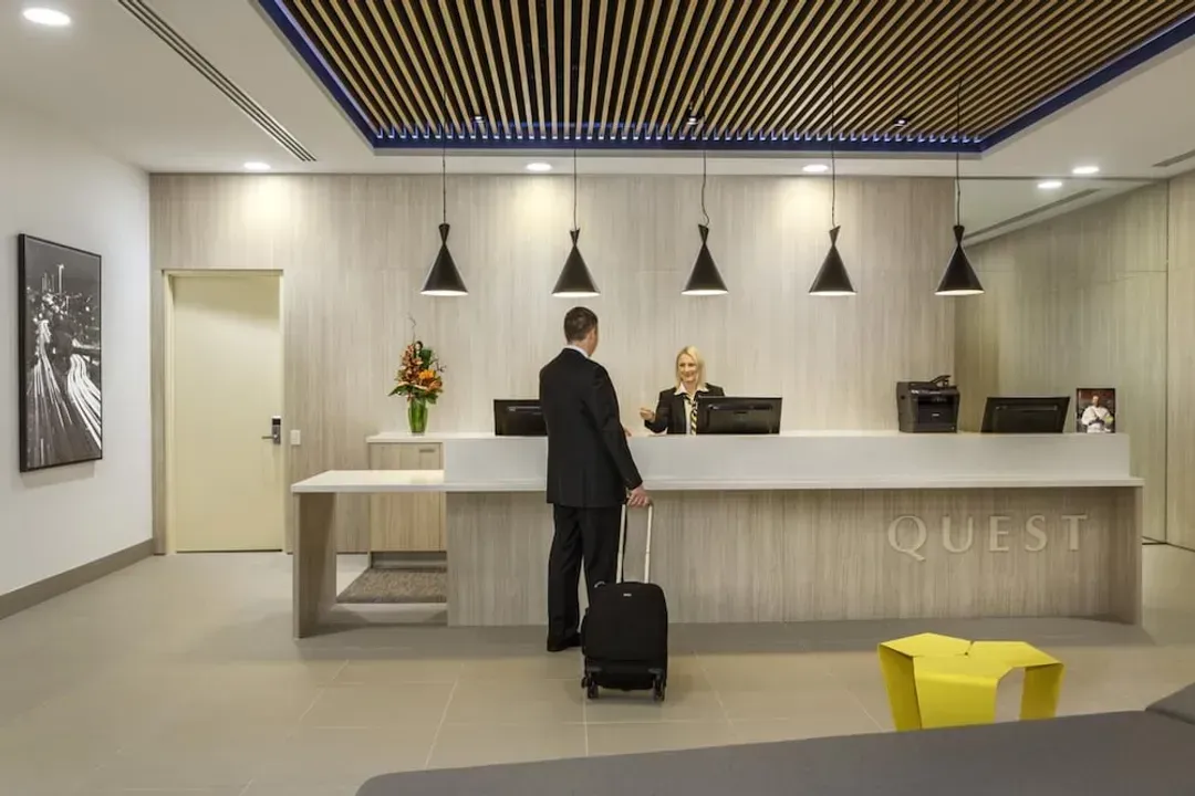 Interior entrance