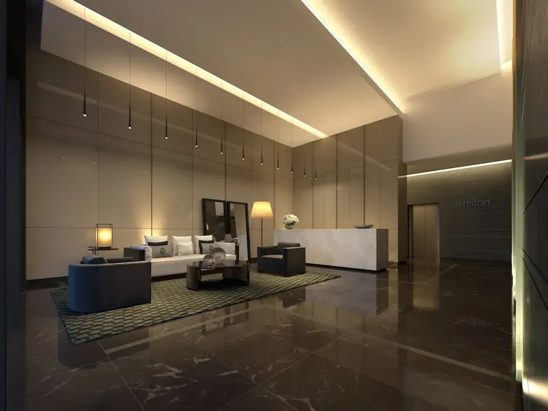 Lobby sitting area