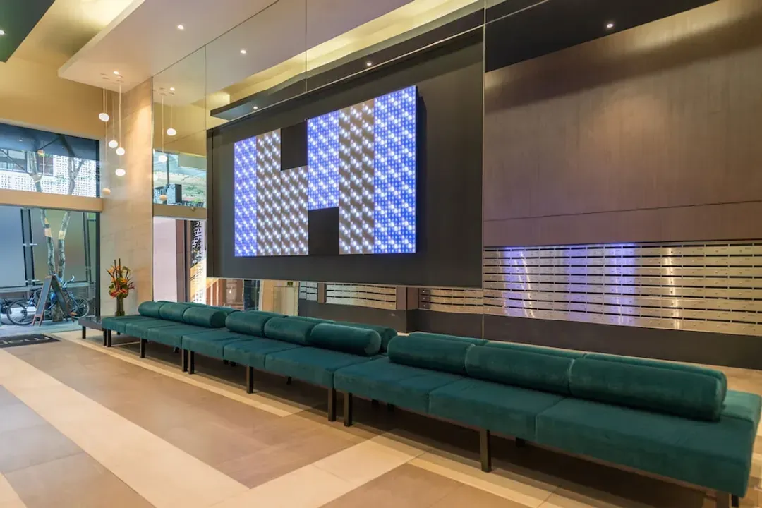 Lobby sitting area