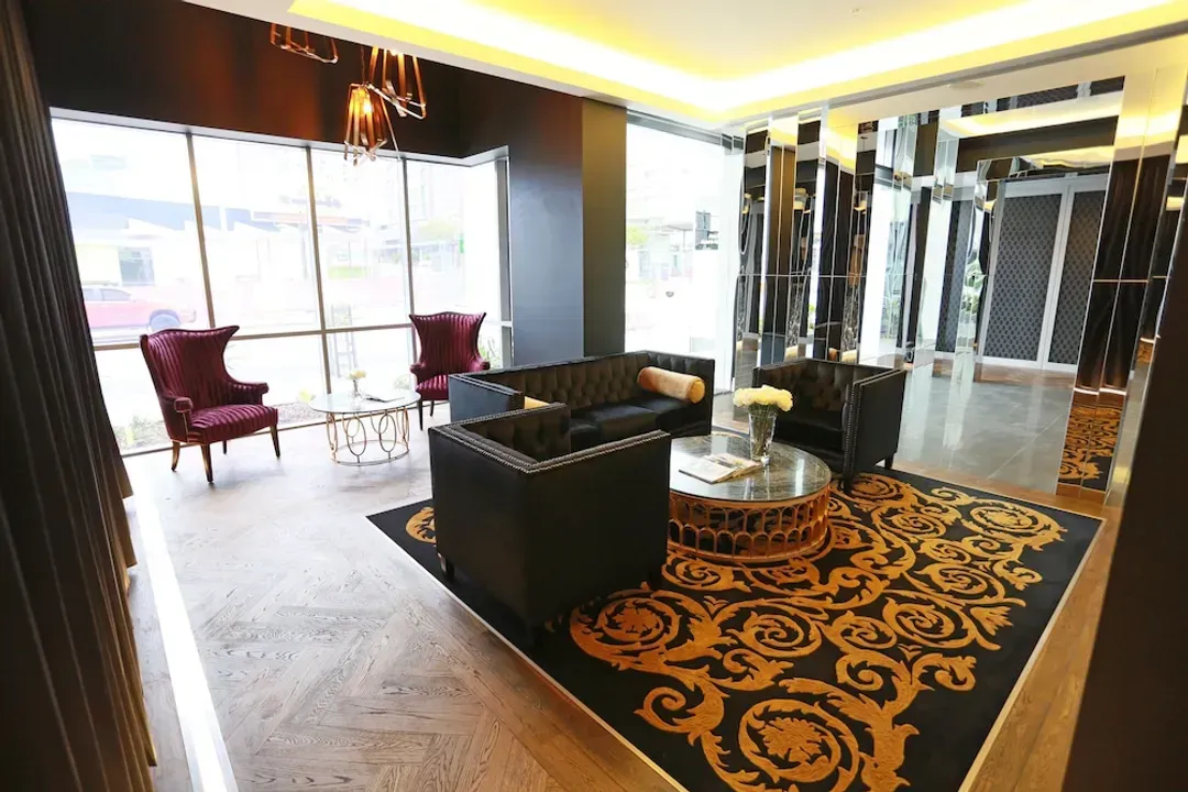 Lobby sitting area