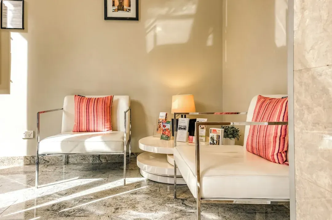 Lobby sitting area