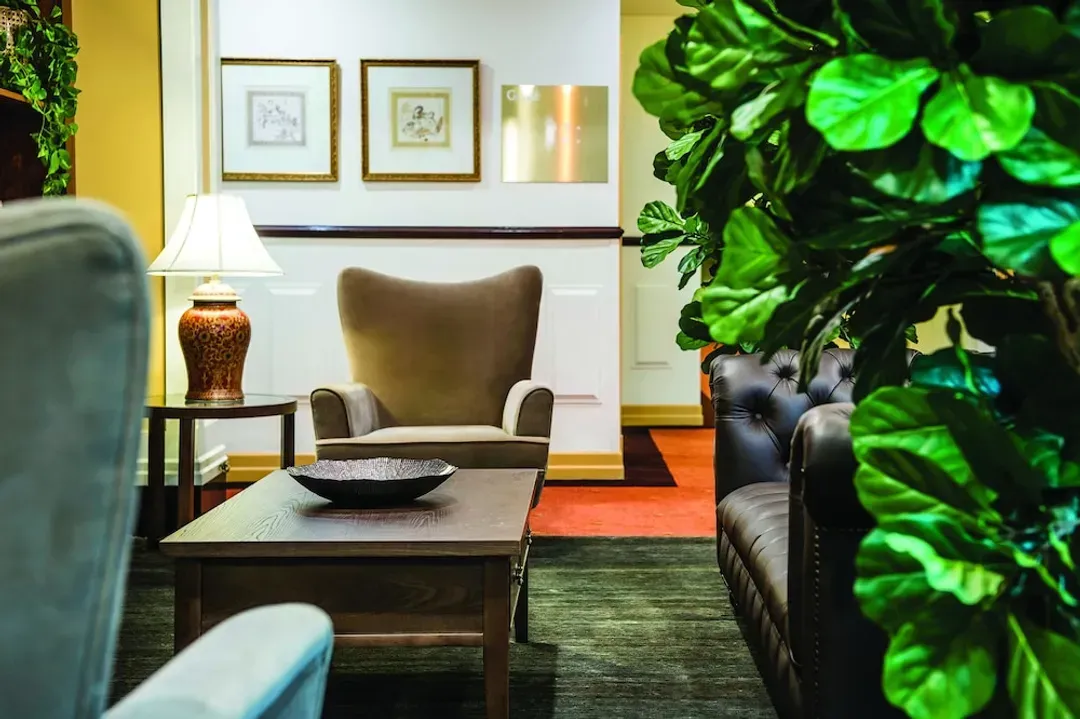 Lobby sitting area