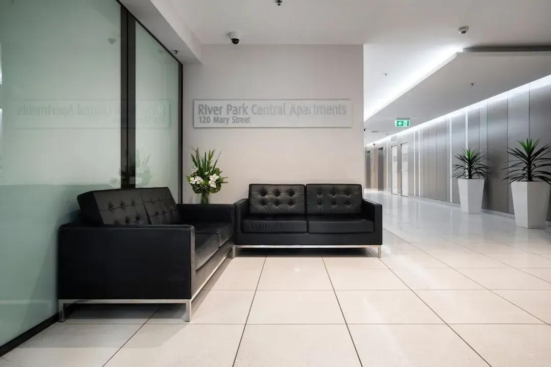 Interior entrance
