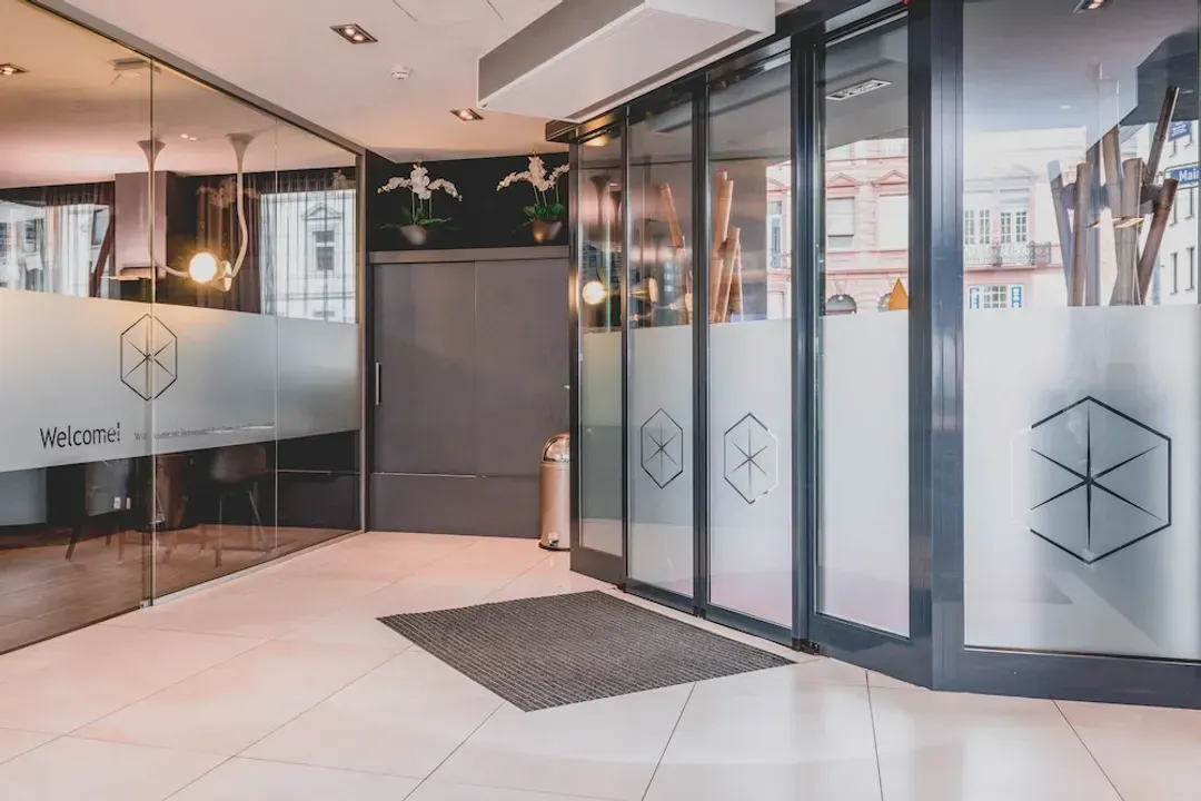 Interior entrance