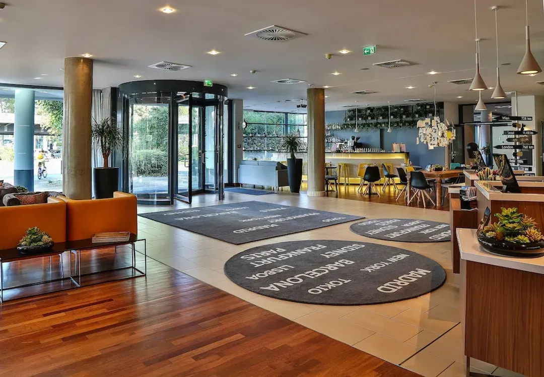 Interior entrance