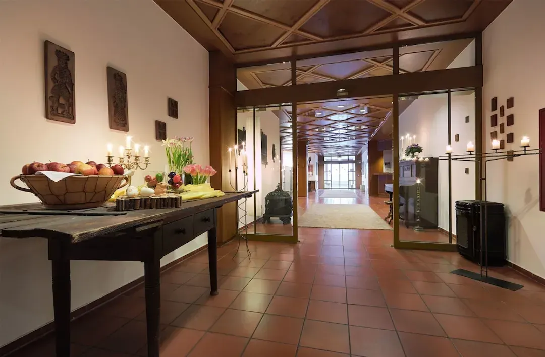Interior entrance