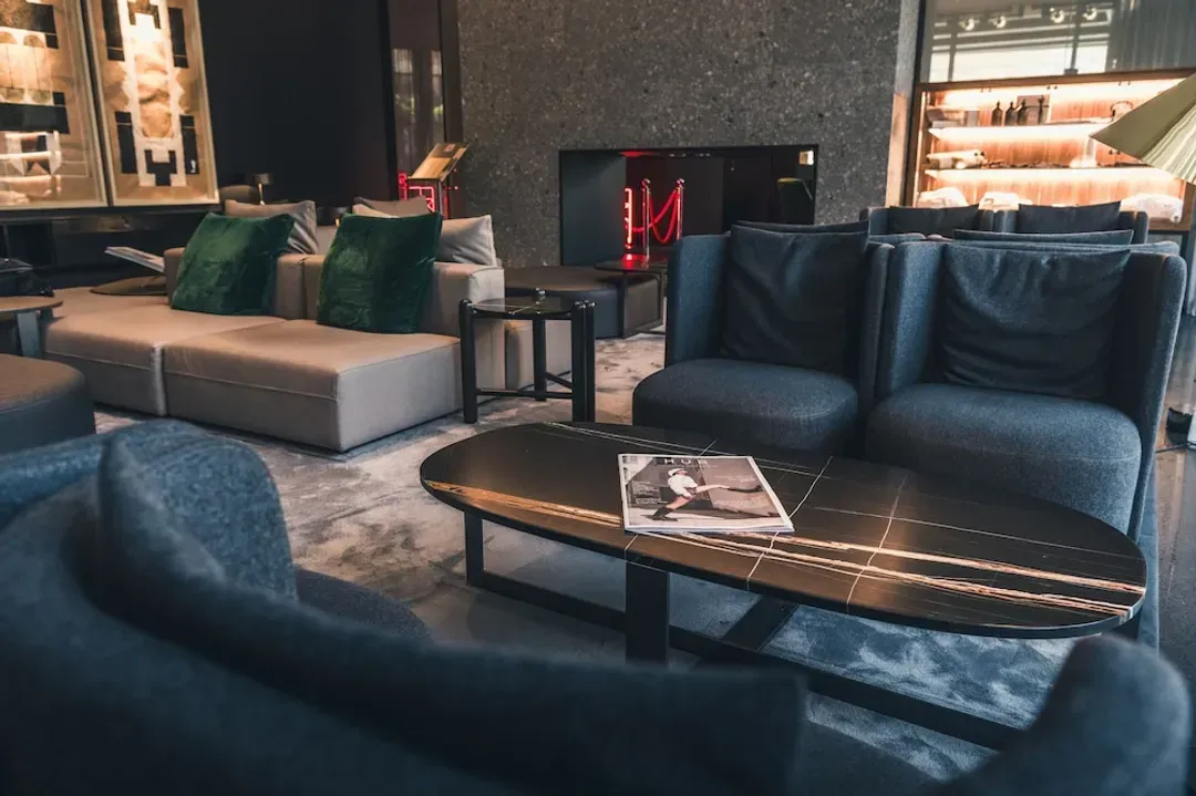 Lobby sitting area
