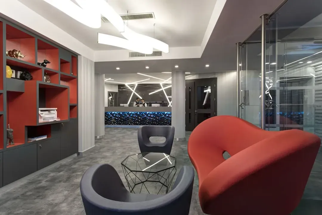 Lobby sitting area