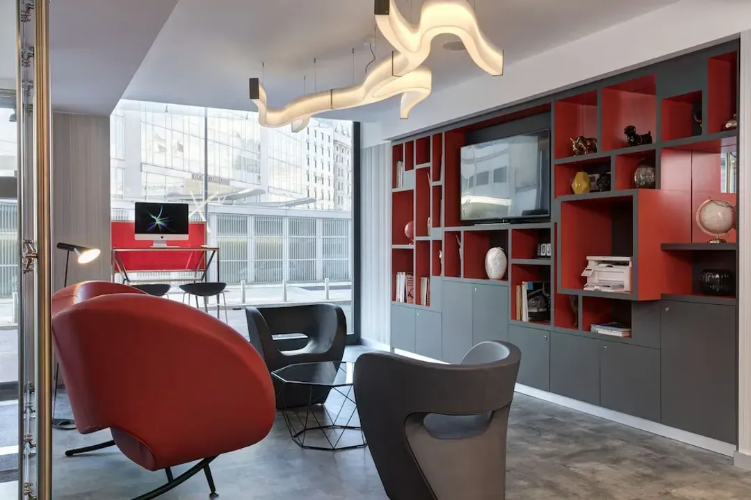 Lobby sitting area