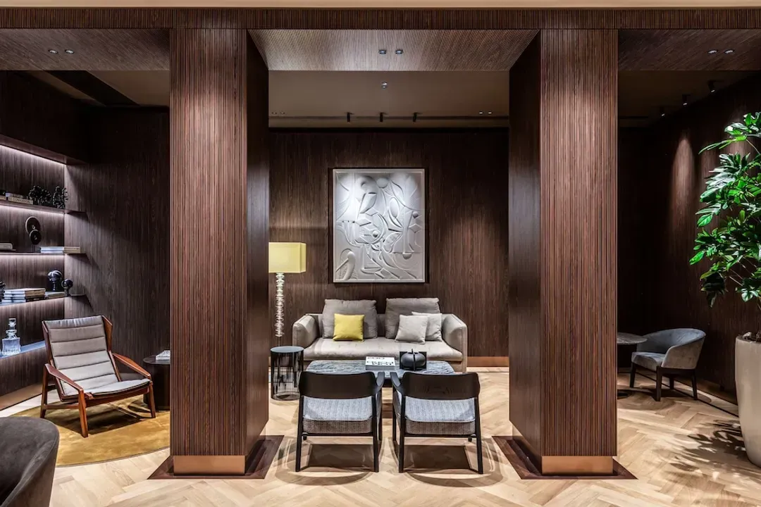 Lobby sitting area