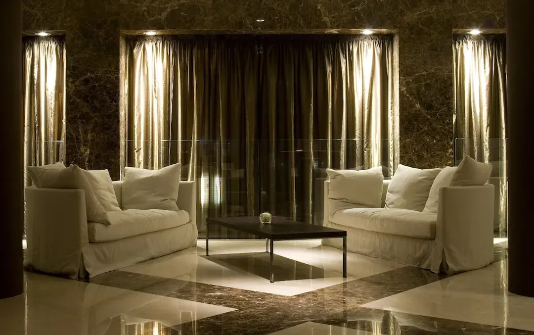 Lobby sitting area