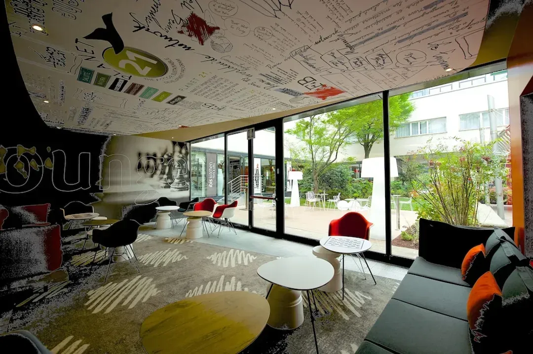 Lobby sitting area