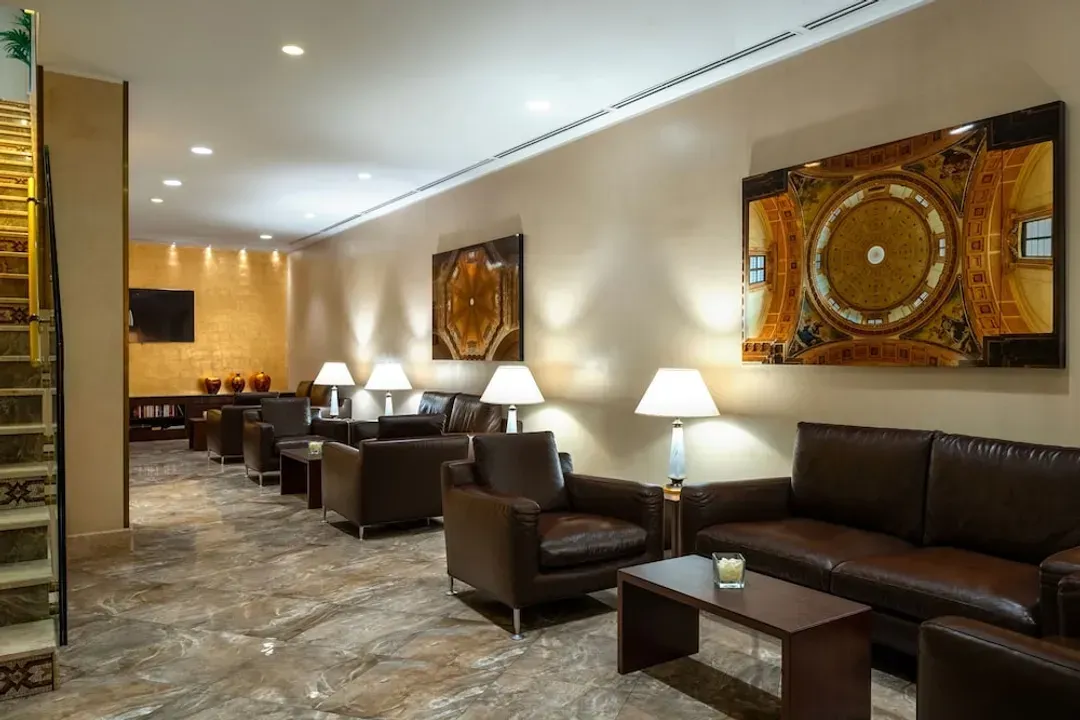 Lobby sitting area
