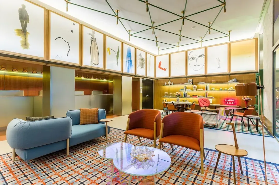 Lobby sitting area