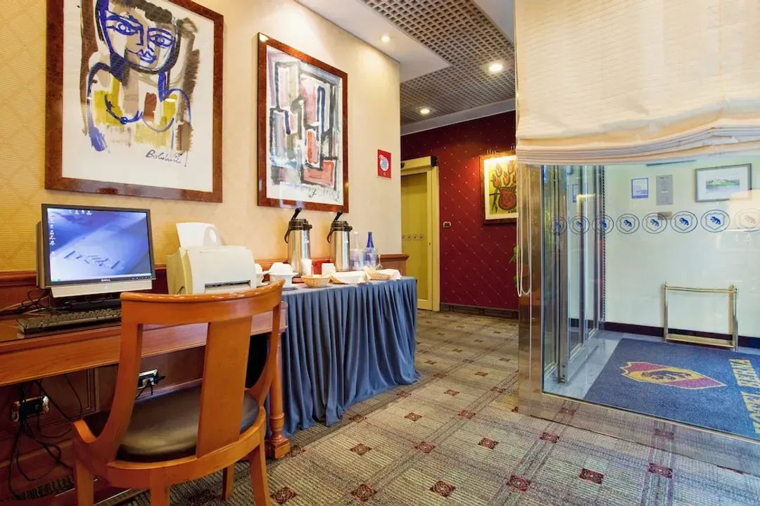 Interior entrance