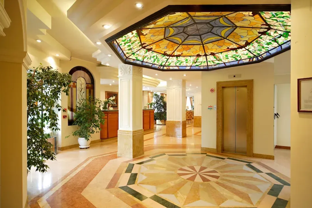 Interior entrance