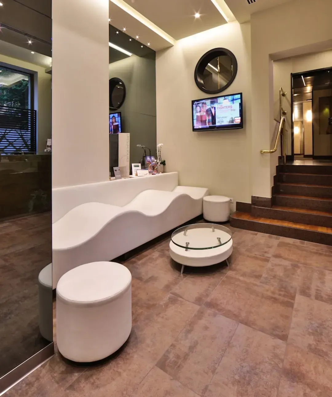 Lobby sitting area