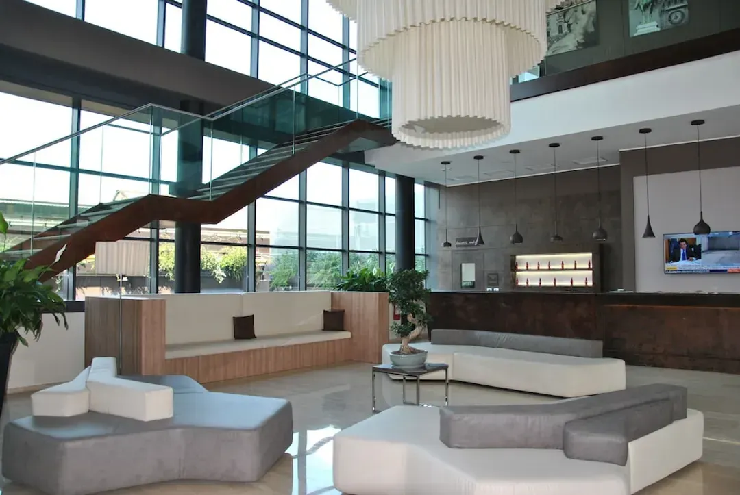 Lobby sitting area