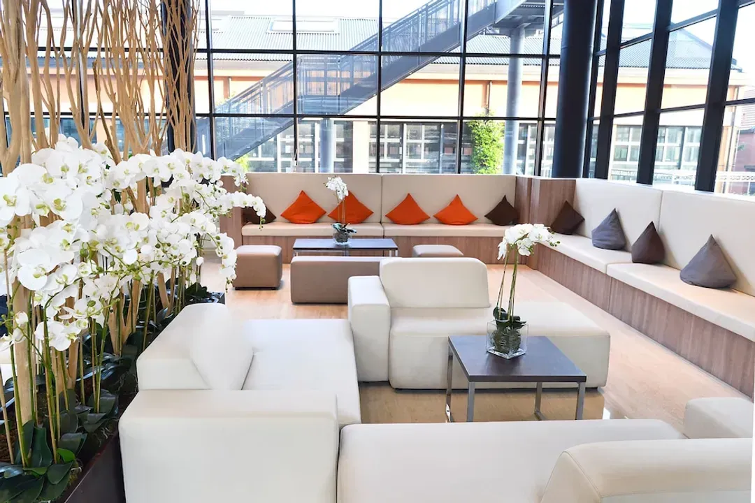 Lobby sitting area
