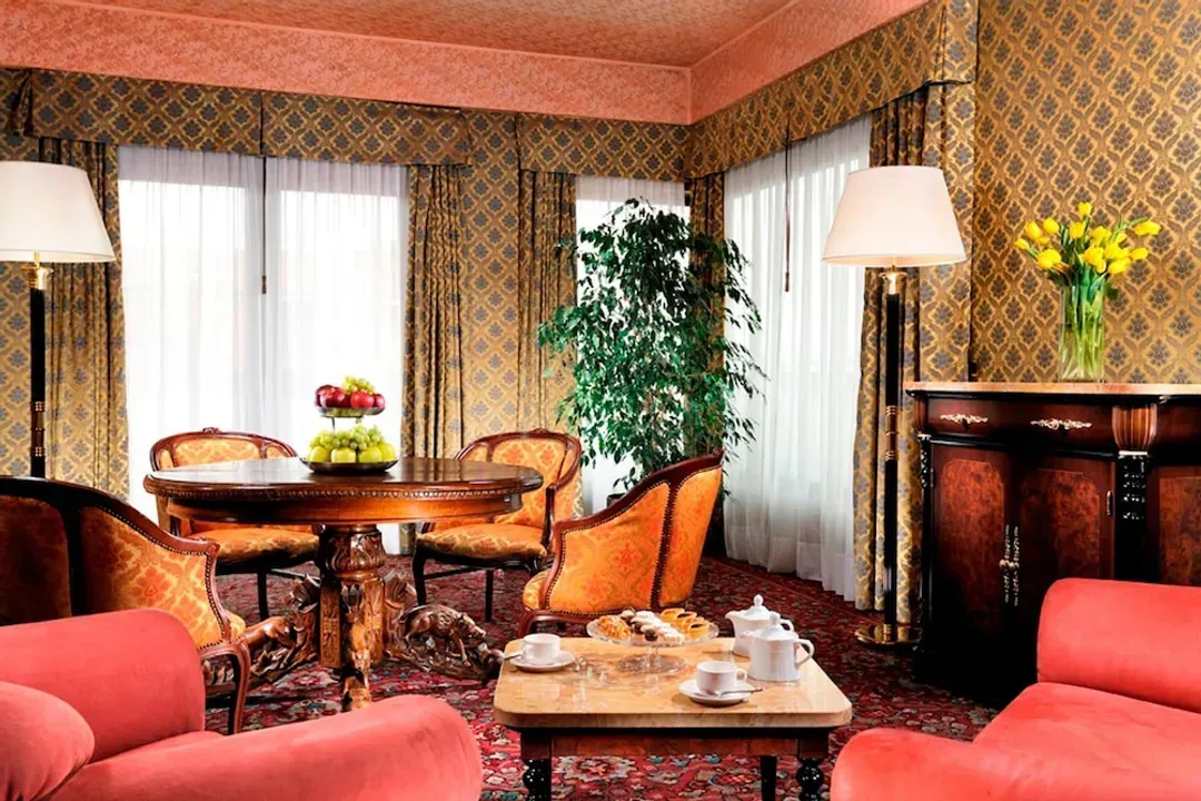Lobby sitting area