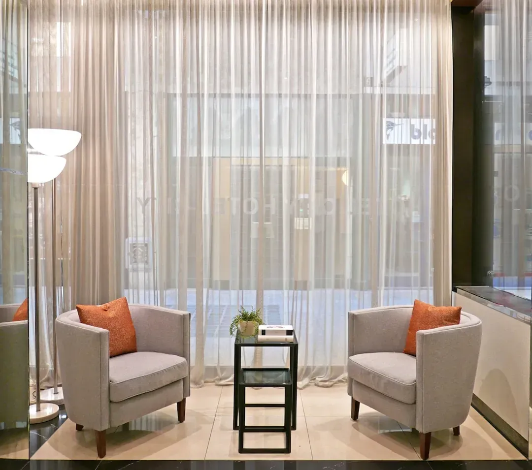 Lobby sitting area