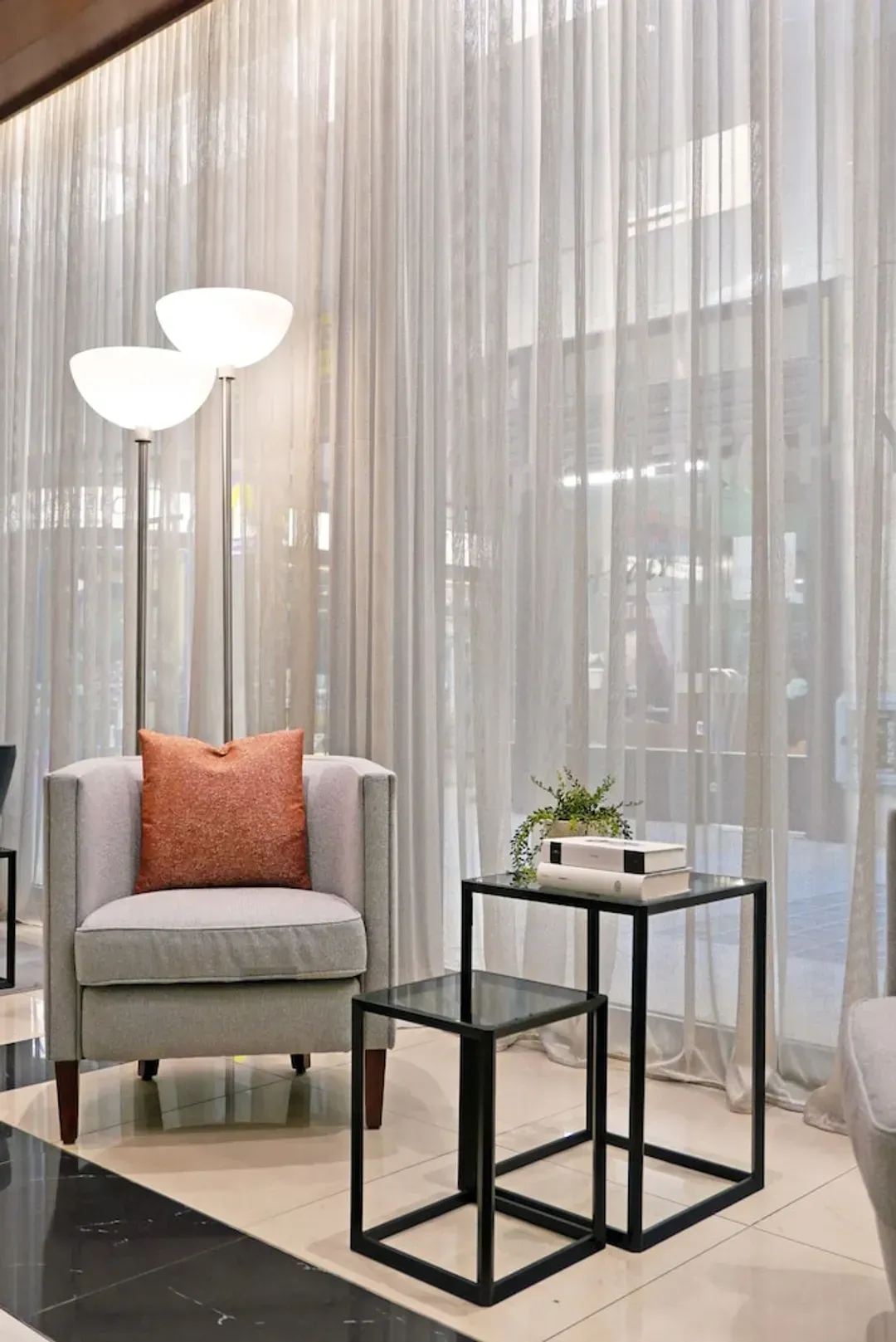 Lobby sitting area