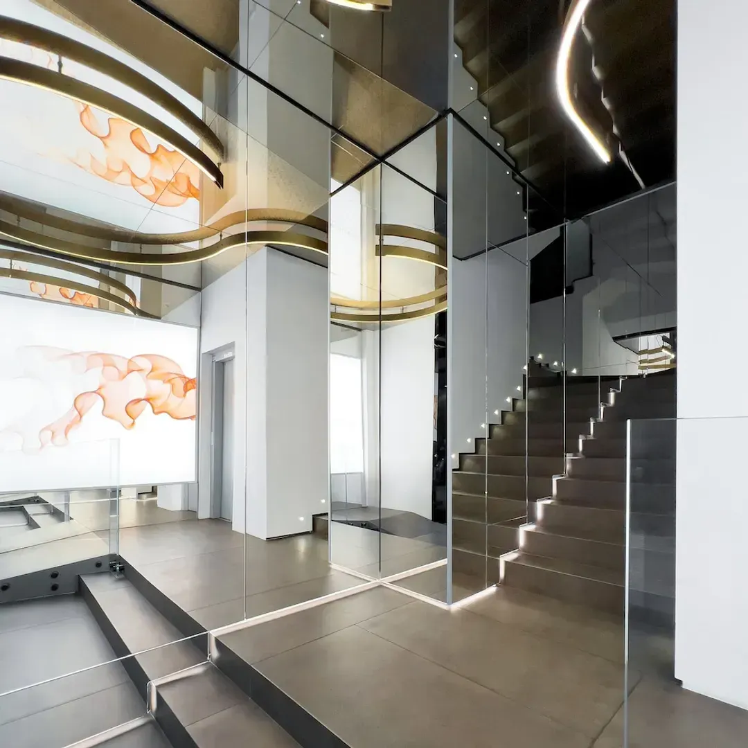 Interior entrance