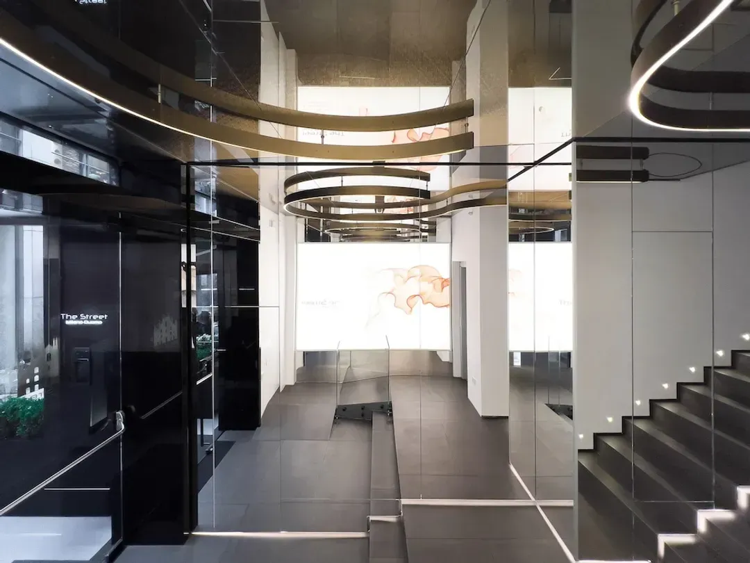 Interior entrance
