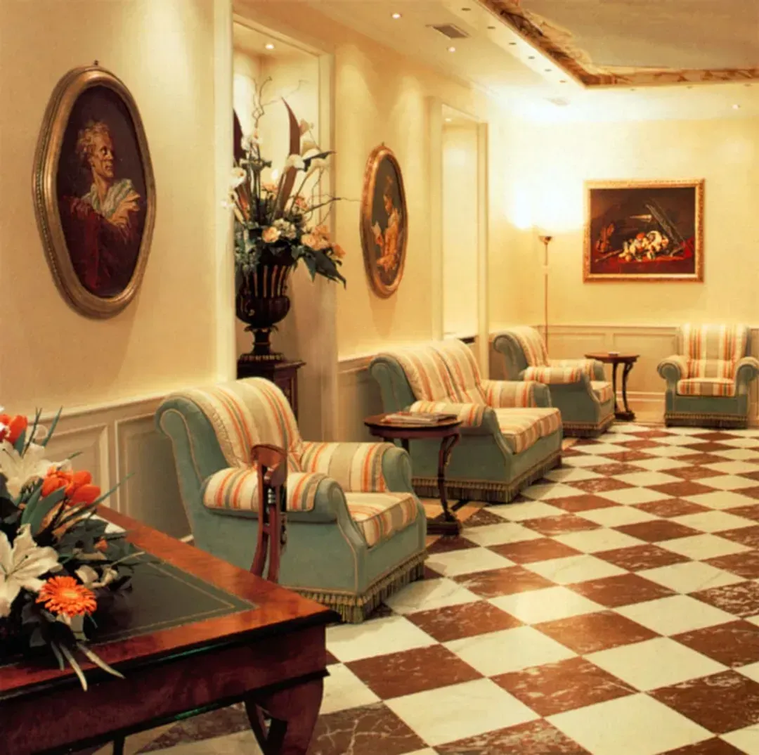 Lobby sitting area