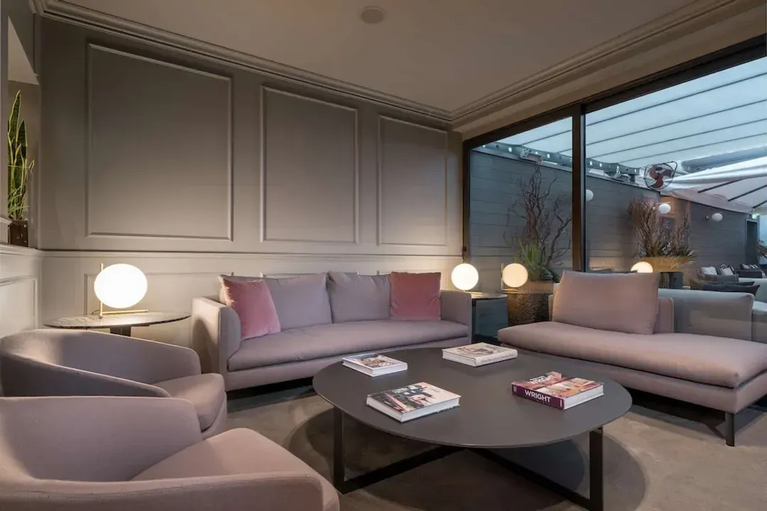 Lobby sitting area