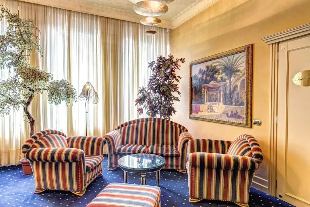 Lobby sitting area