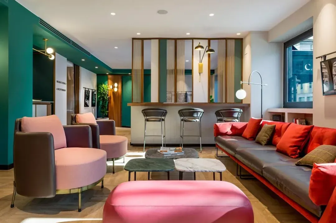 Lobby sitting area