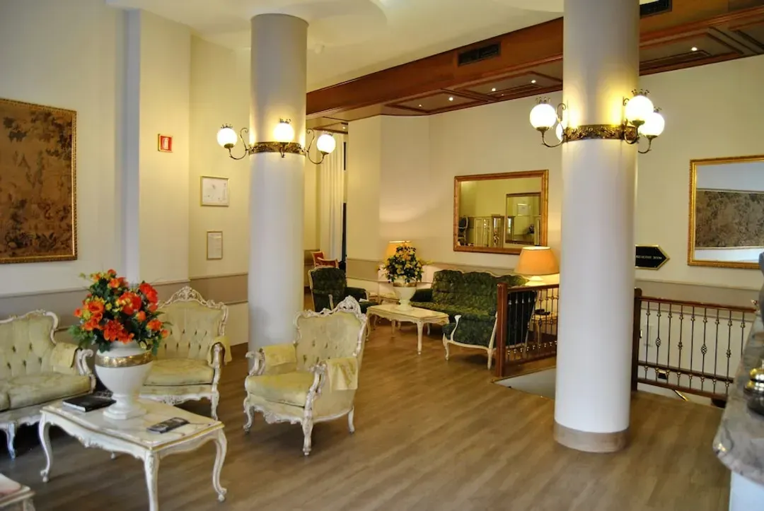 Lobby sitting area