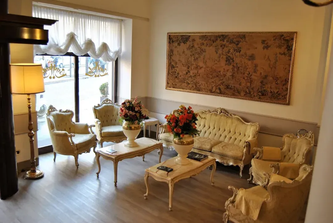 Lobby sitting area