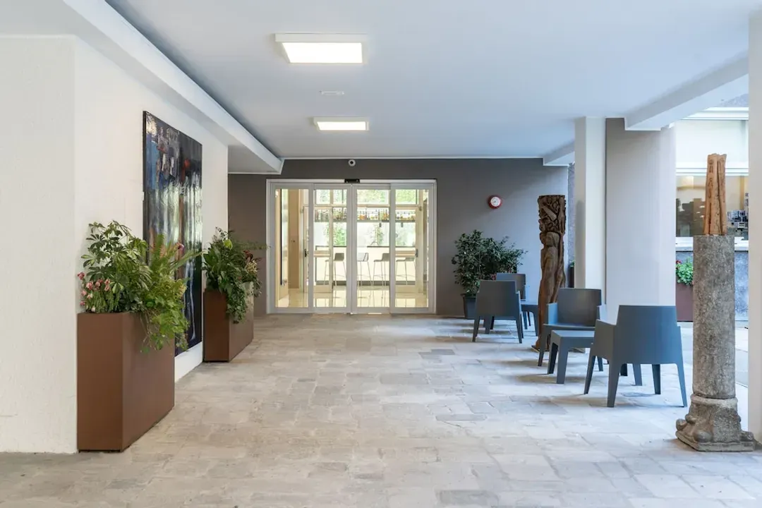 Interior entrance