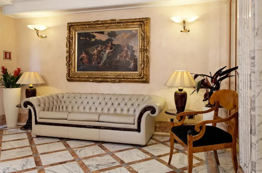Lobby sitting area