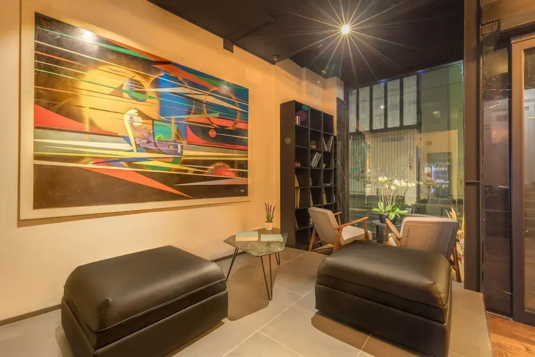 Lobby sitting area