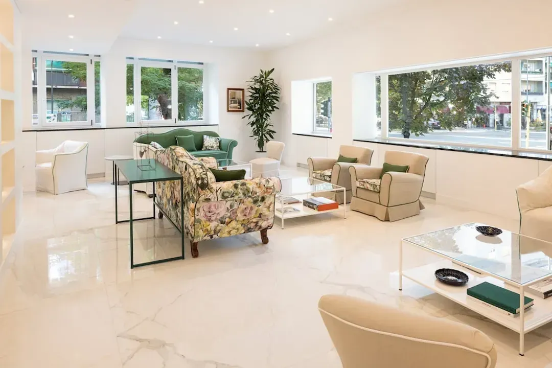 Lobby sitting area
