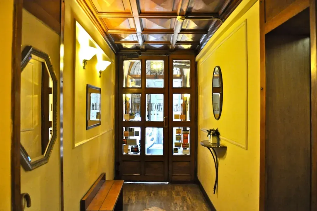Interior entrance