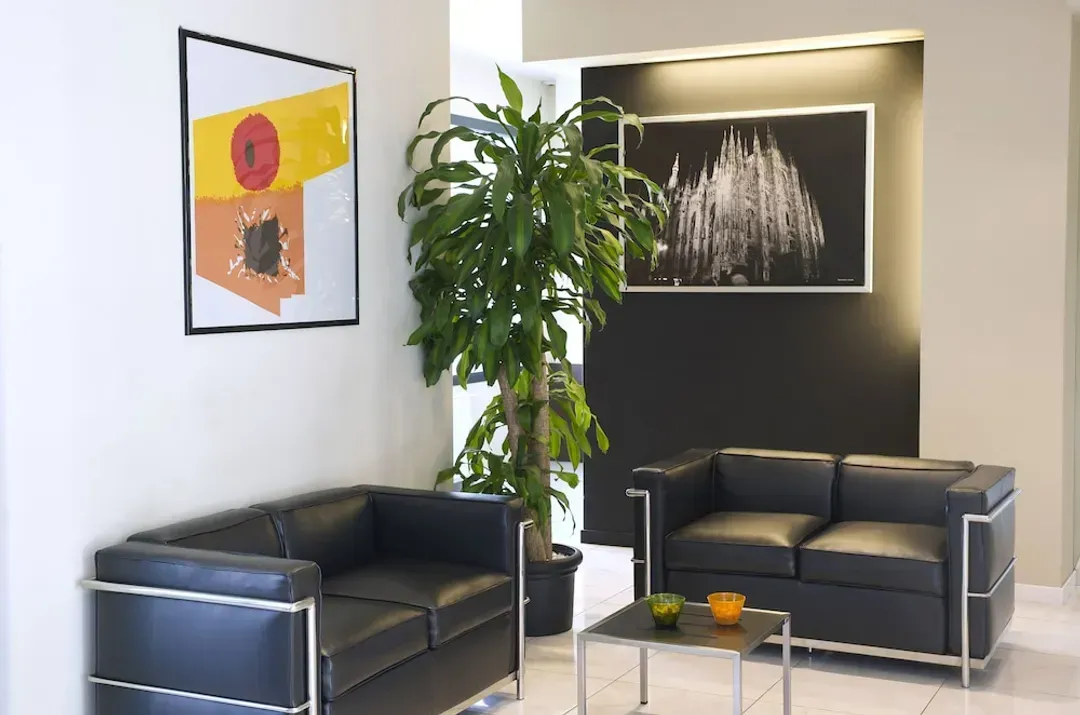 Lobby sitting area
