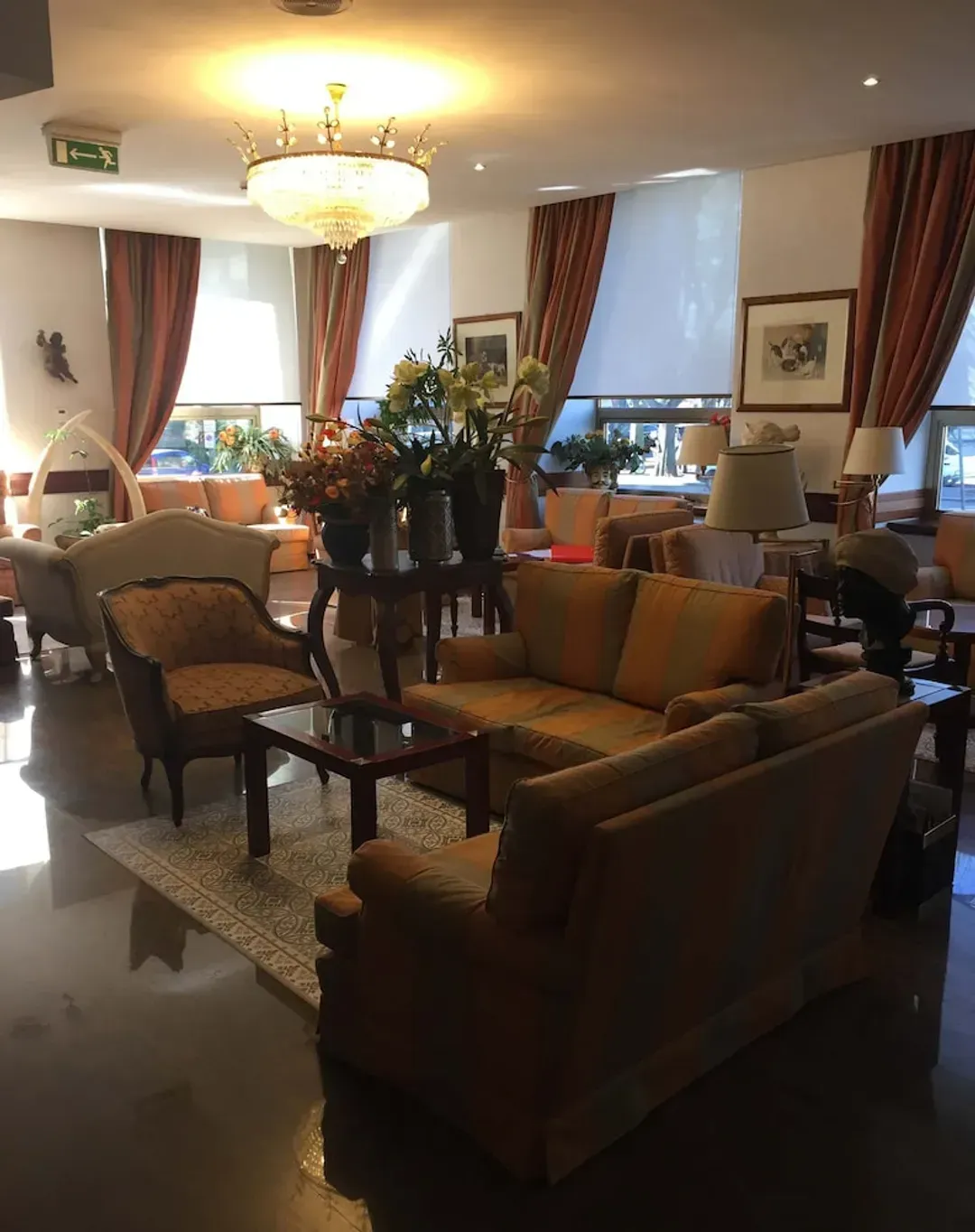 Lobby sitting area