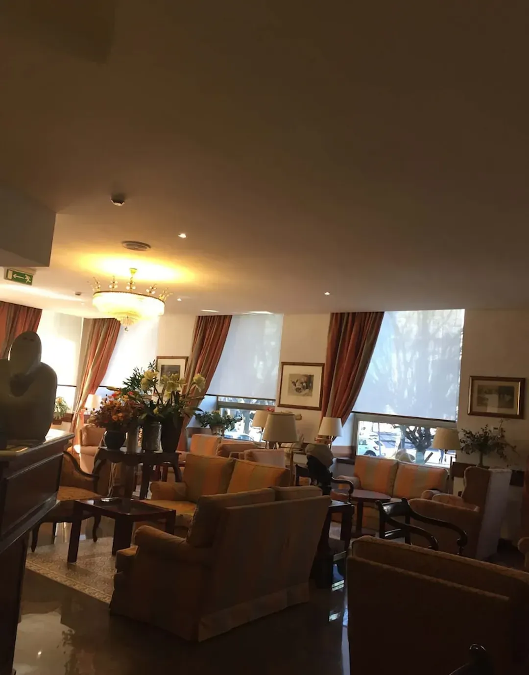Lobby sitting area
